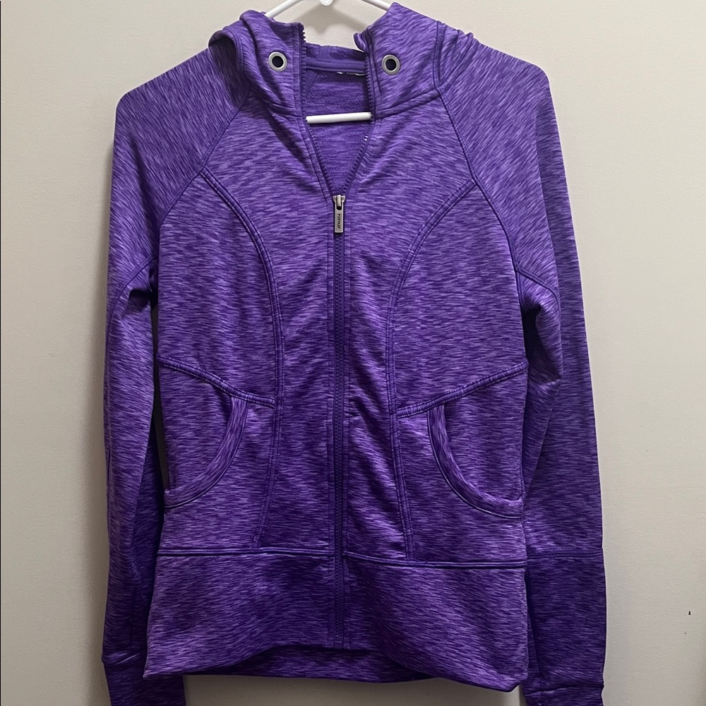 Athleta Purple Zip-Up Jacket